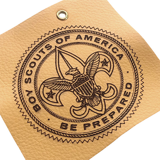 Laser Engraved Leather